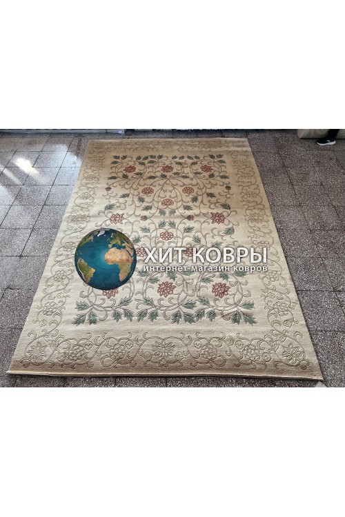 Китайский шерстяной ковер 0054007 Бежевый
